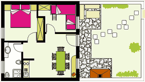 pl�nek bungalov Comfort